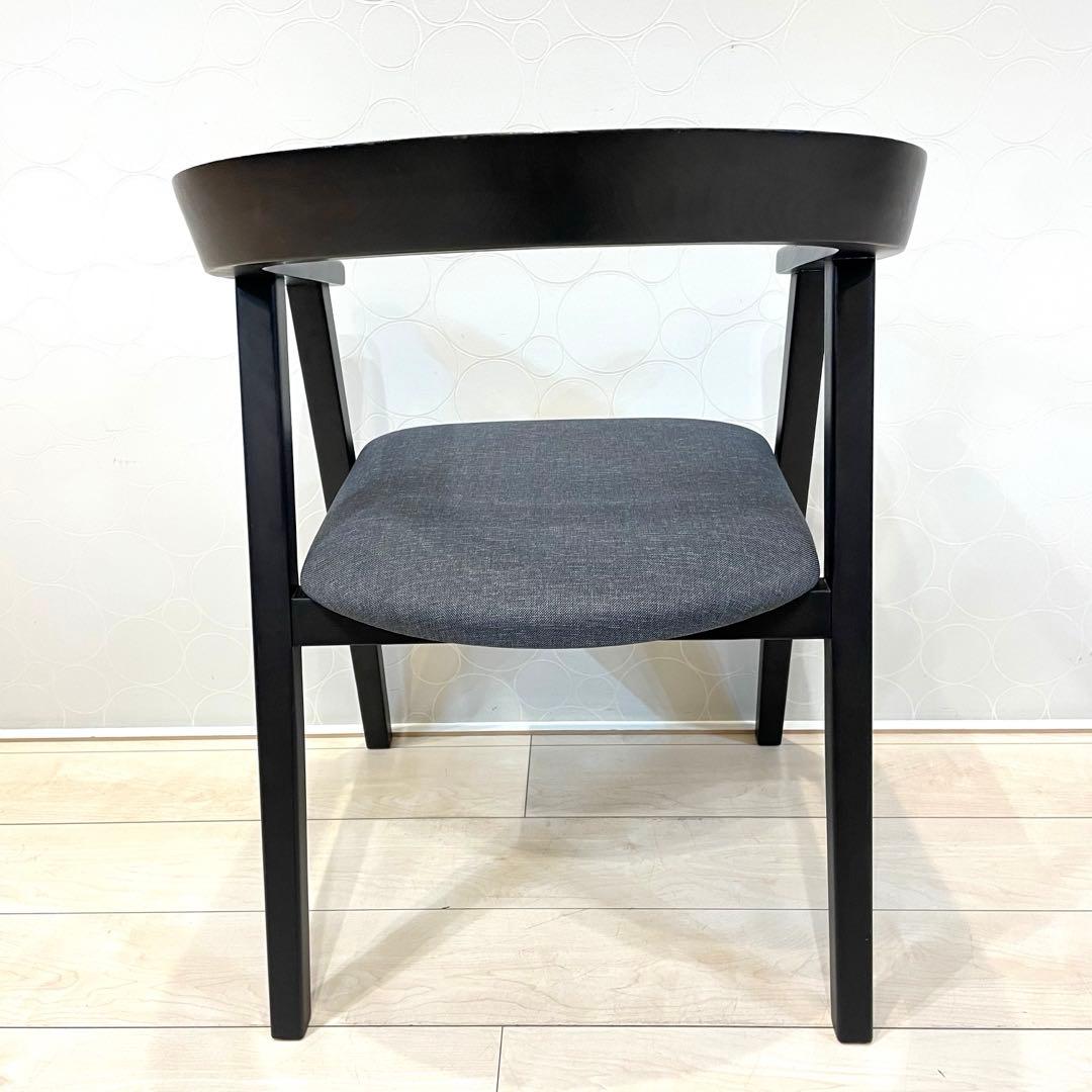 【桜屋工業】CHERRY ダイニングチェア 肘付き 木製チェア DC-147A