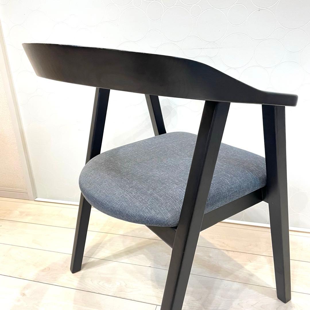 【桜屋工業】CHERRY ダイニングチェア 肘付き 木製チェア DC-147A