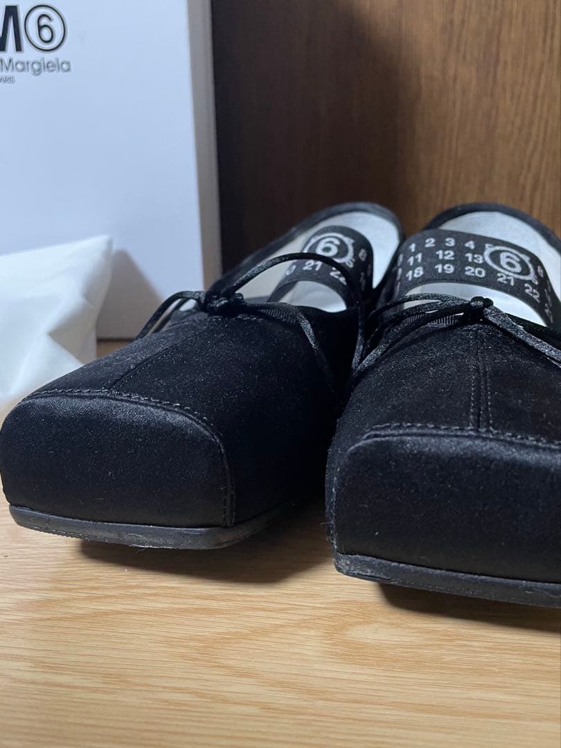 MM6 MaisonMargiela バレエシューズ　マルジェラ　黒　39.5