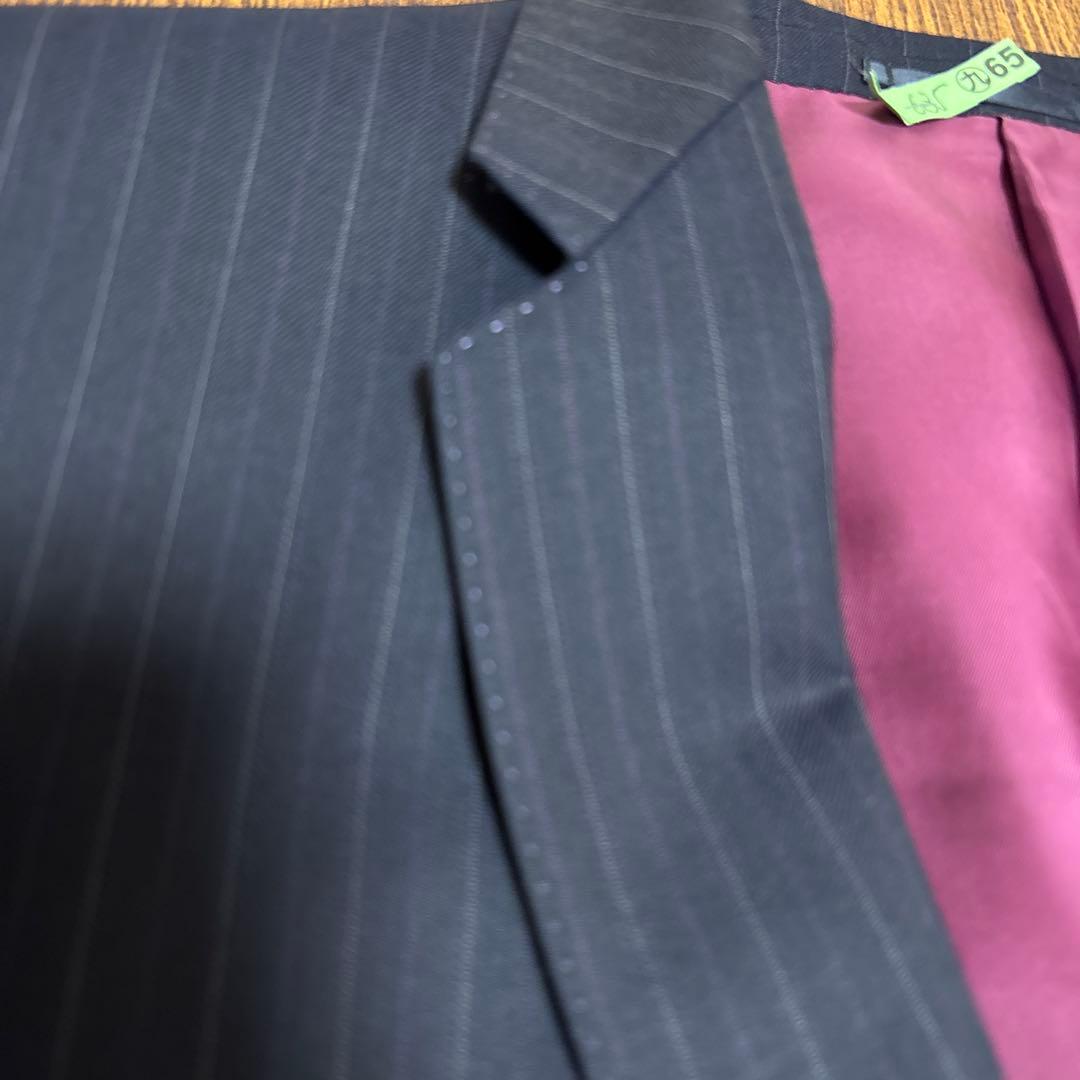 メンズ　Paul Smith ネイビー ストライプスーツ