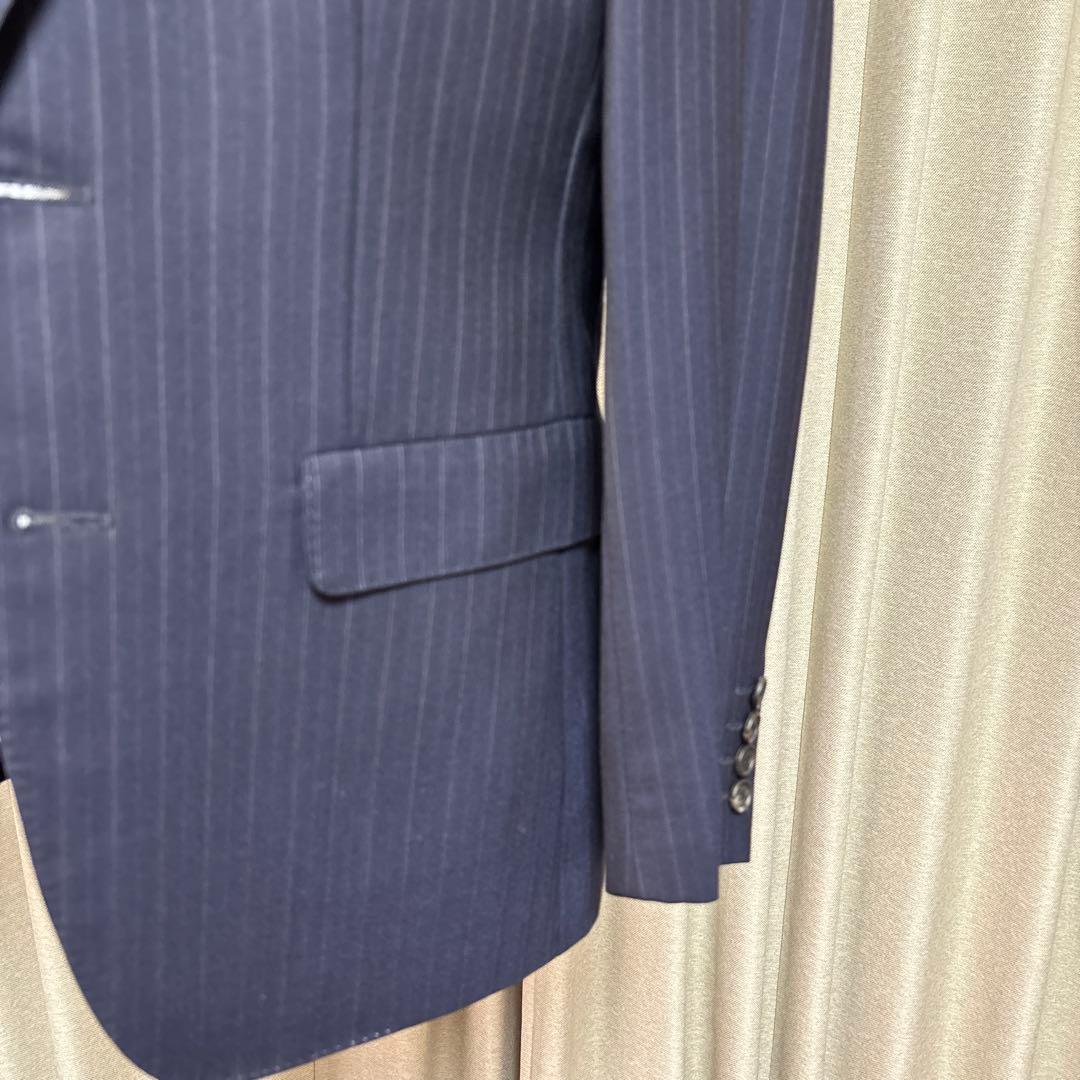 メンズ　Paul Smith ネイビー ストライプスーツ