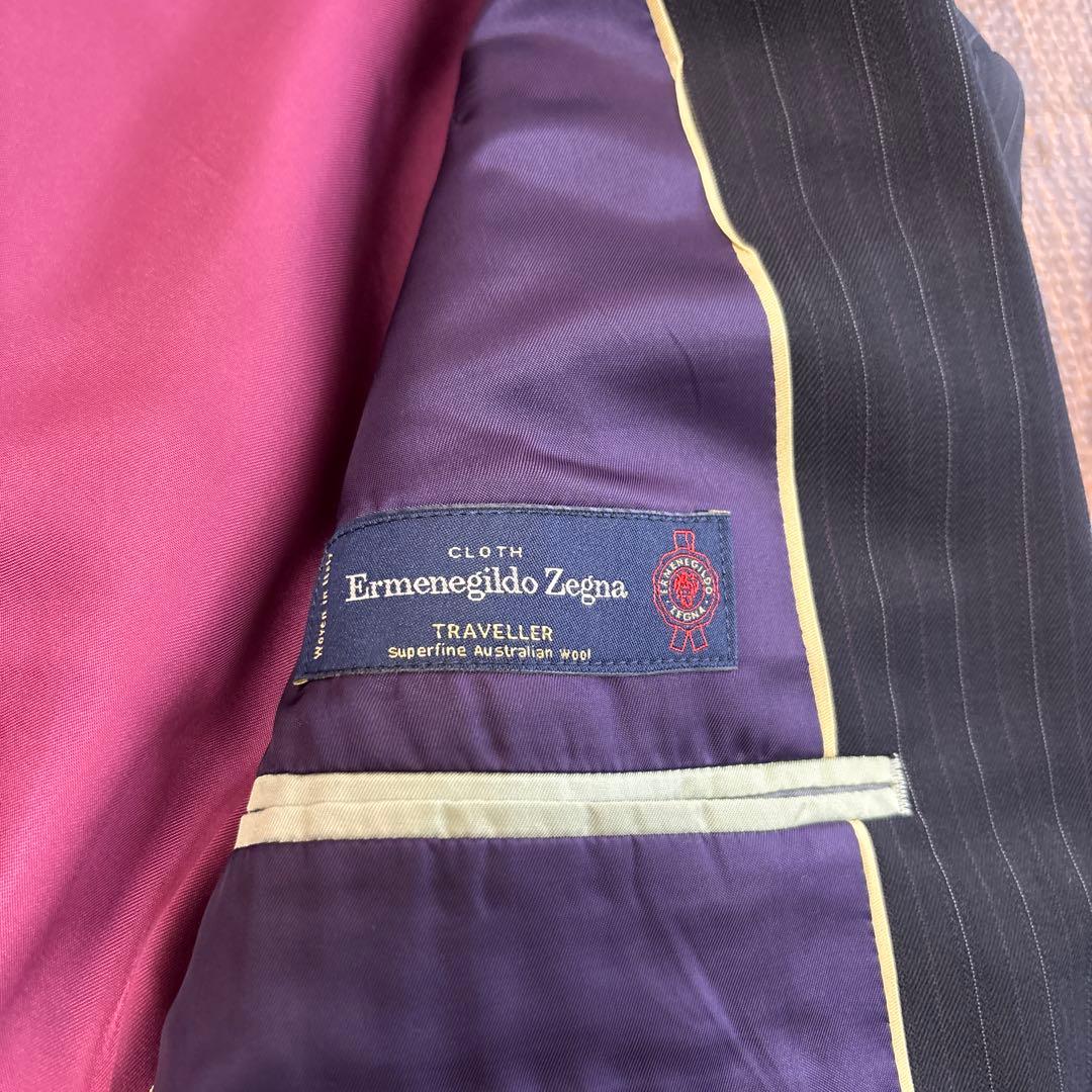 メンズ　Paul Smith ネイビー ストライプスーツ