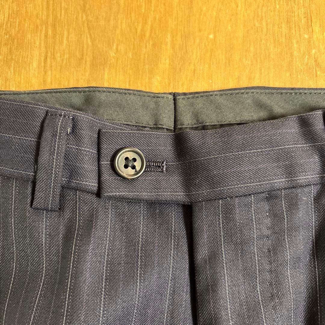 メンズ　Paul Smith ネイビー ストライプスーツ