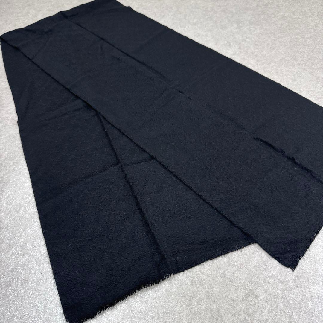 GUCCI グッチ GG柄 総柄 ブラック マフラー ストール ショール