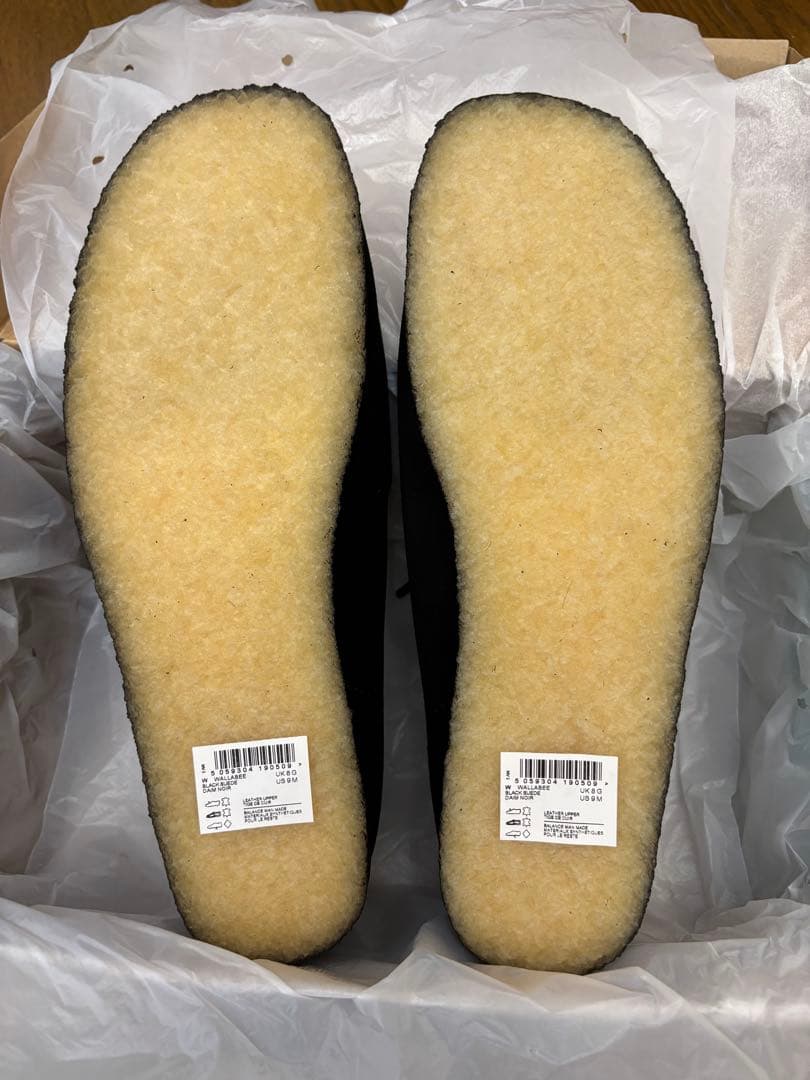 m*e様 Clarks Wallabee 黒 クラークス ワラビー