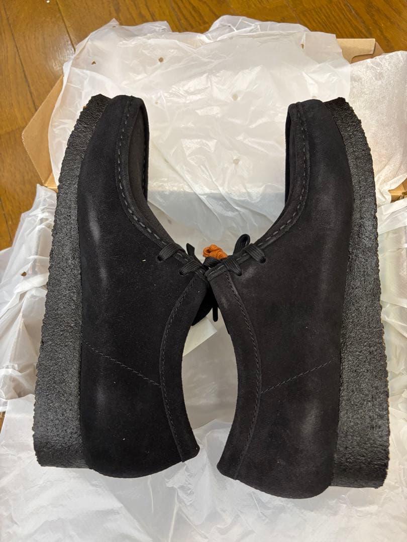 m*e様 Clarks Wallabee 黒 クラークス ワラビー