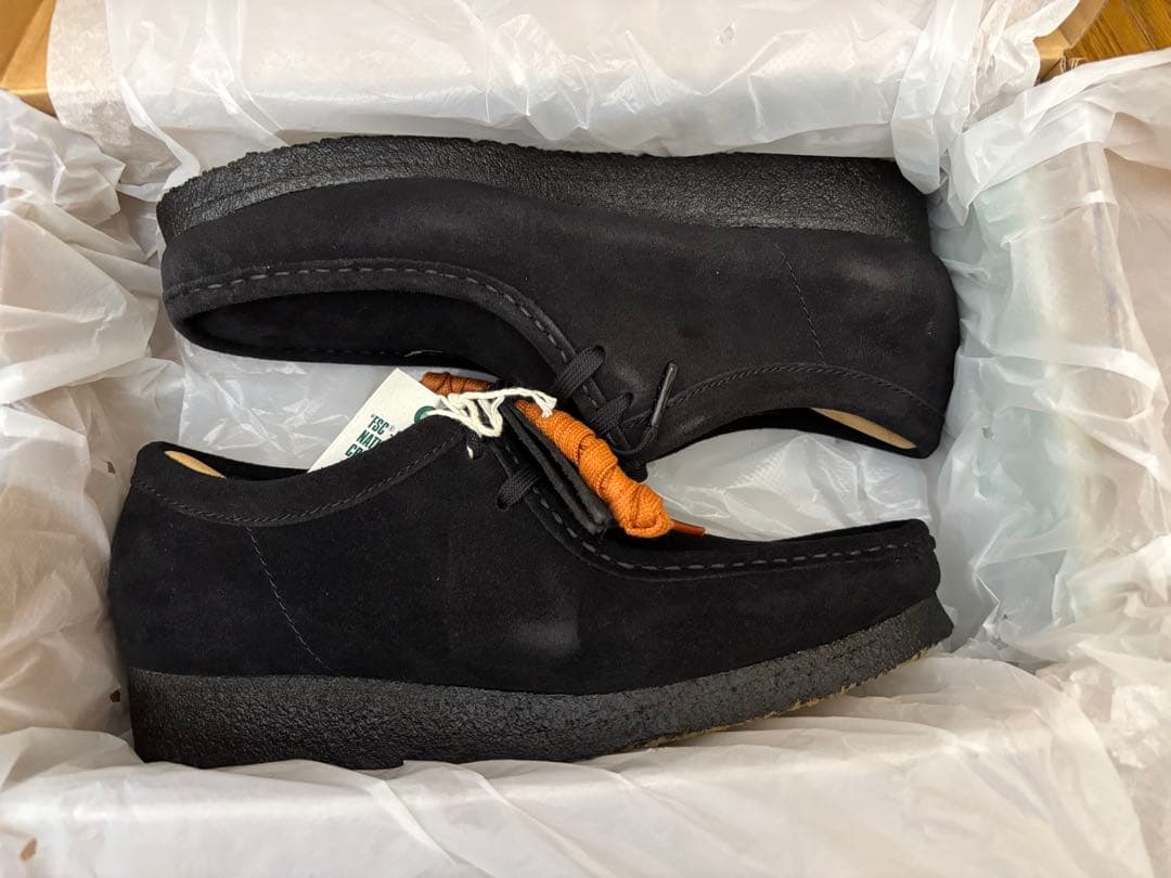 m*e様 Clarks Wallabee 黒 クラークス ワラビー