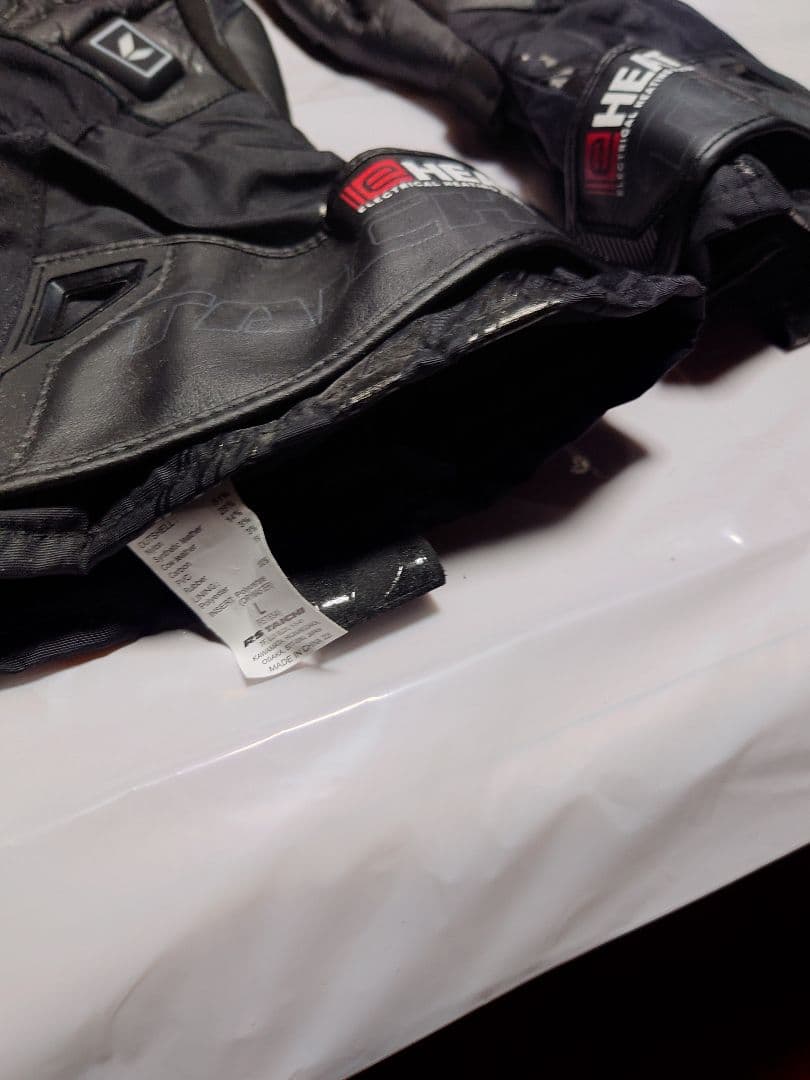 TAICHI eHEAT RST654 Lサイズ　電熱グローブ BLACK