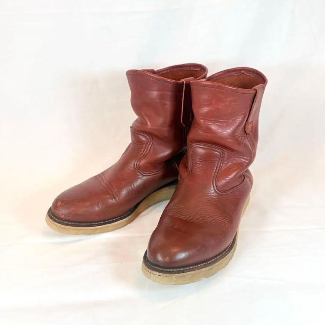 RED WING ペコスブーツ US9E 赤茶 レッドウィング