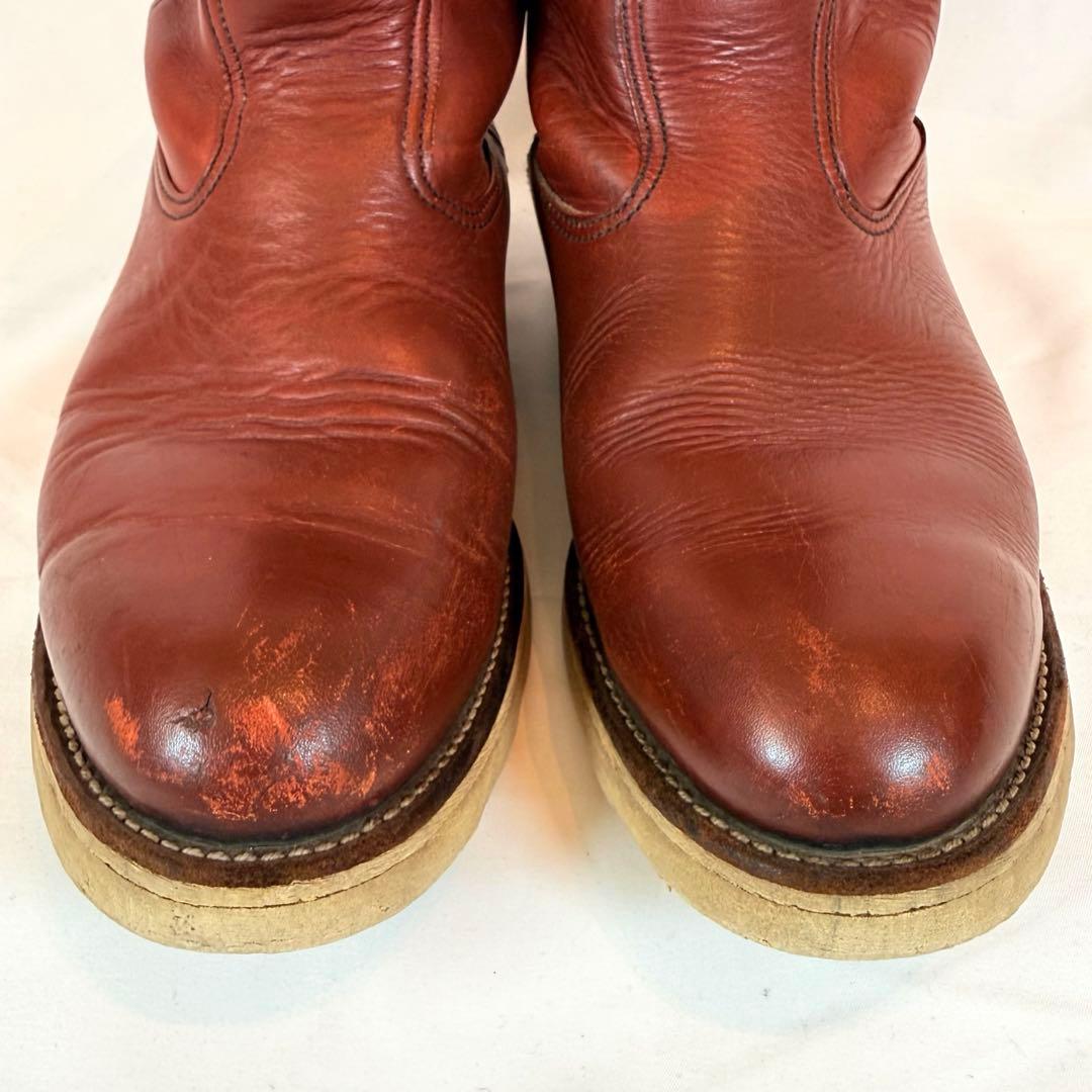 RED WING ペコスブーツ US9E 赤茶 レッドウィング