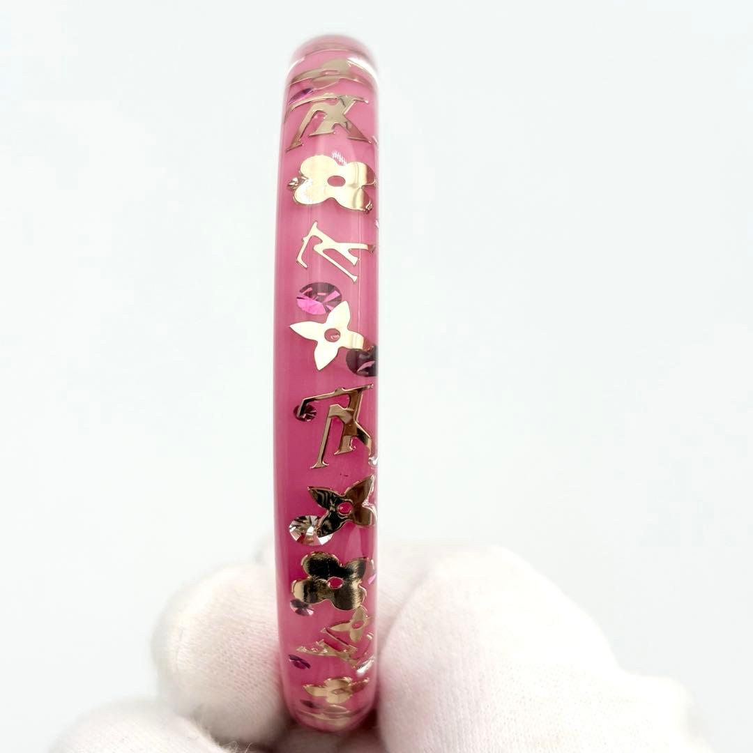 【超美品】ルイヴィトン バングル ブレスレット アンクルージョン ピンク TPM