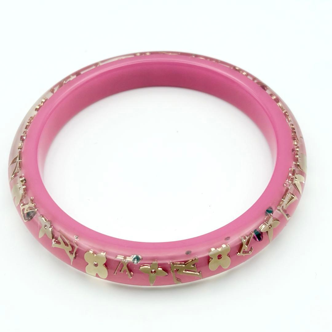 【超美品】ルイヴィトン バングル ブレスレット アンクルージョン ピンク TPM