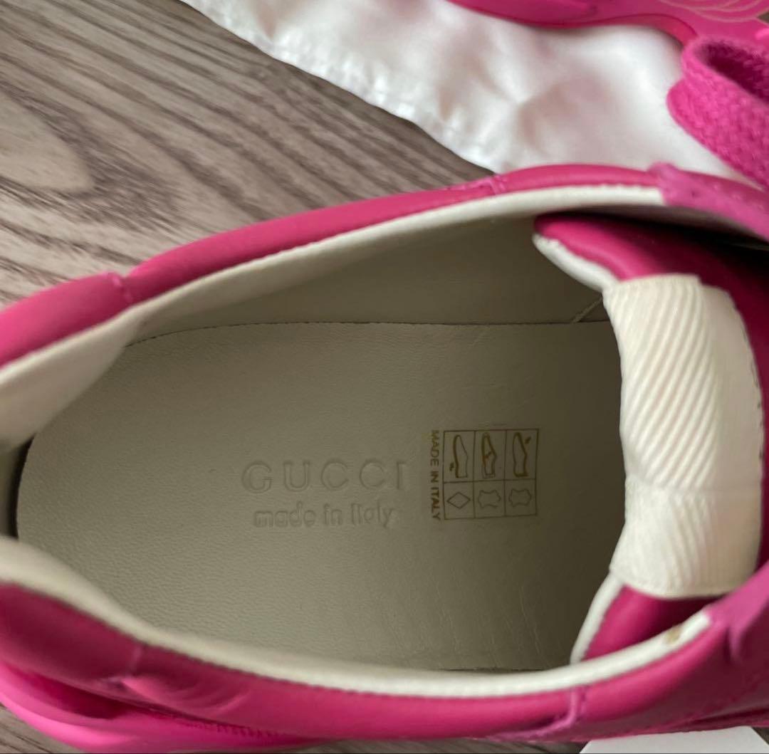 GUCCI ★新品 ライトン スニーカー ⭐︎定価17万 36ピンク 正規品