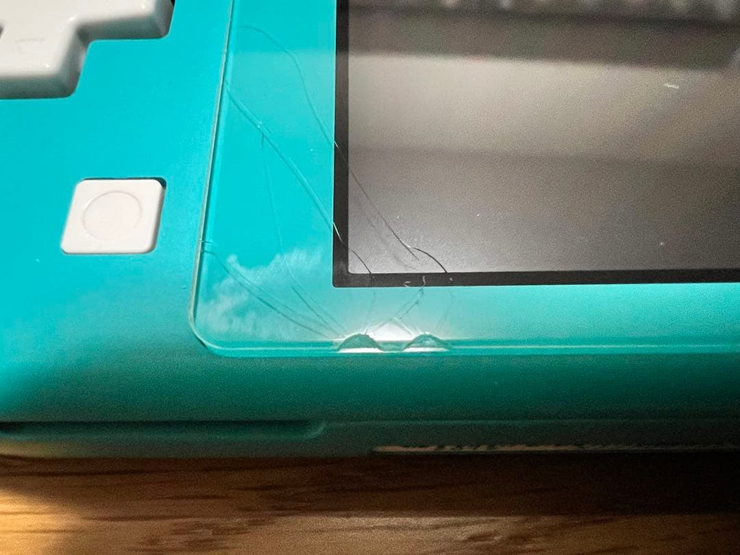 Nintendo Switch Lite ターコイズ ※画面割れあり