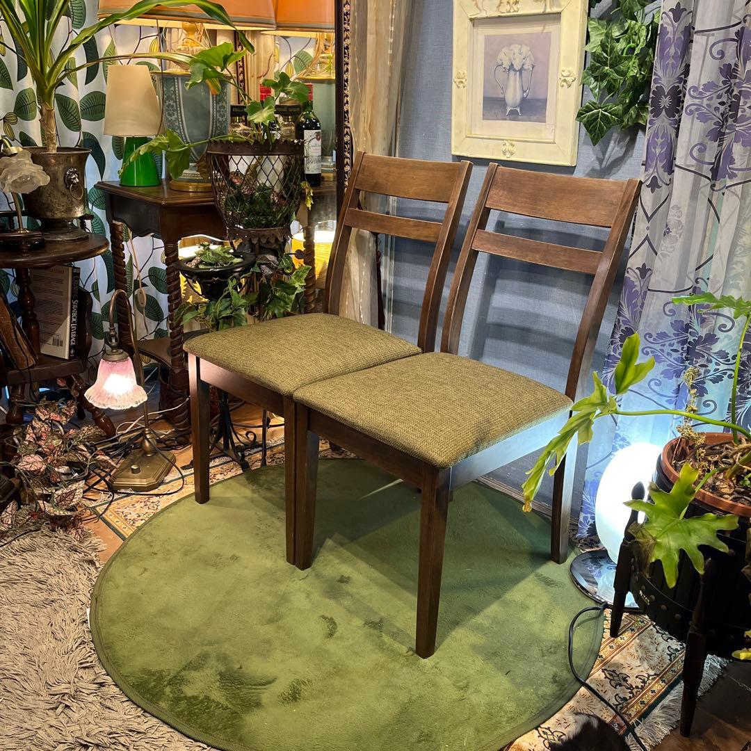 2脚セット　軽量　コンパクトチェア 　北欧スタイル