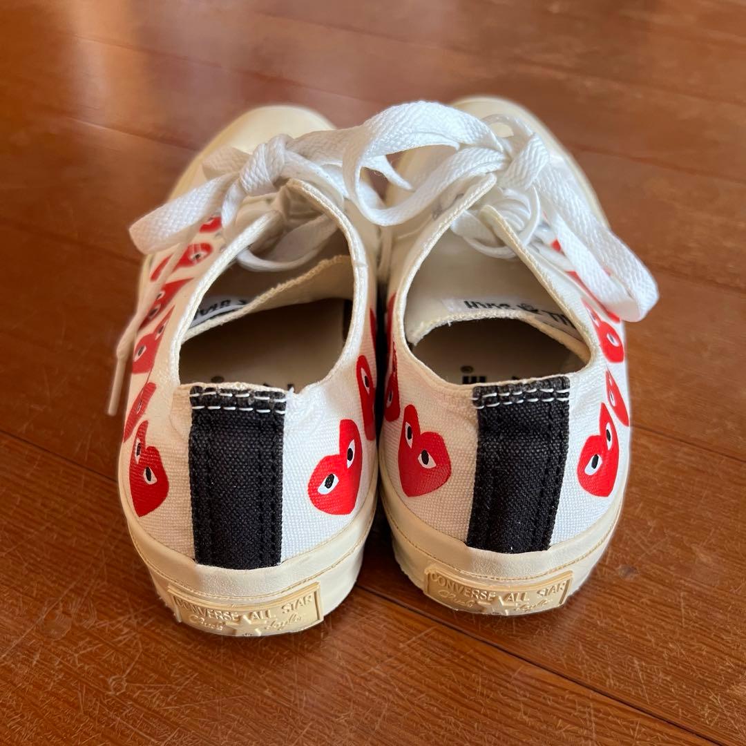 プレイコムデギャルソン コンバース　24cm 白