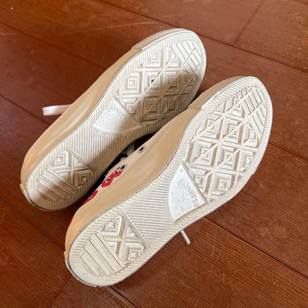 プレイコムデギャルソン コンバース　24cm 白