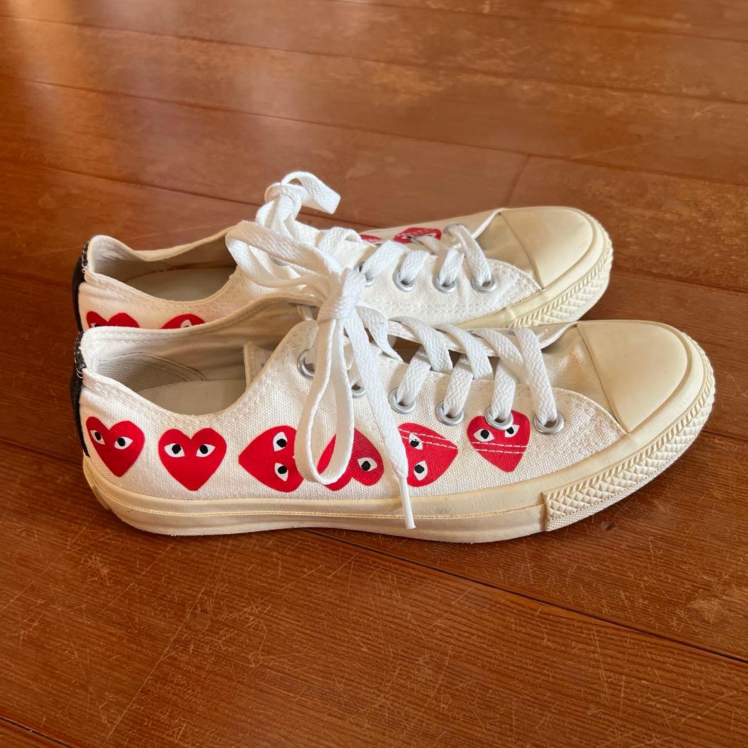 プレイコムデギャルソン コンバース　24cm 白