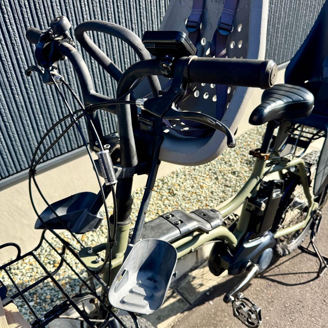 Panasonic ez カスタム　電動アシスト自転車 前後チャイルドシート付き