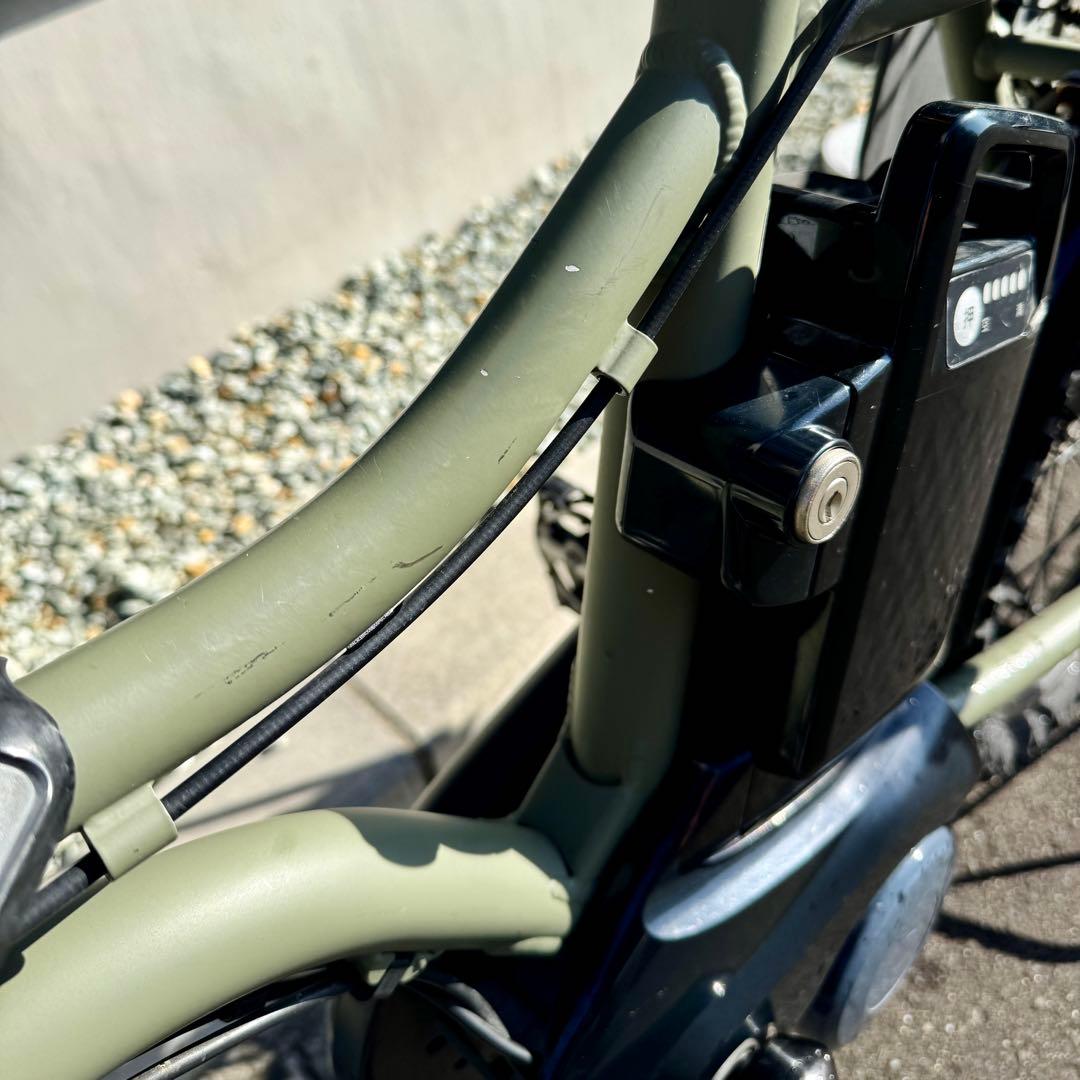 Panasonic ez カスタム　電動アシスト自転車 前後チャイルドシート付き