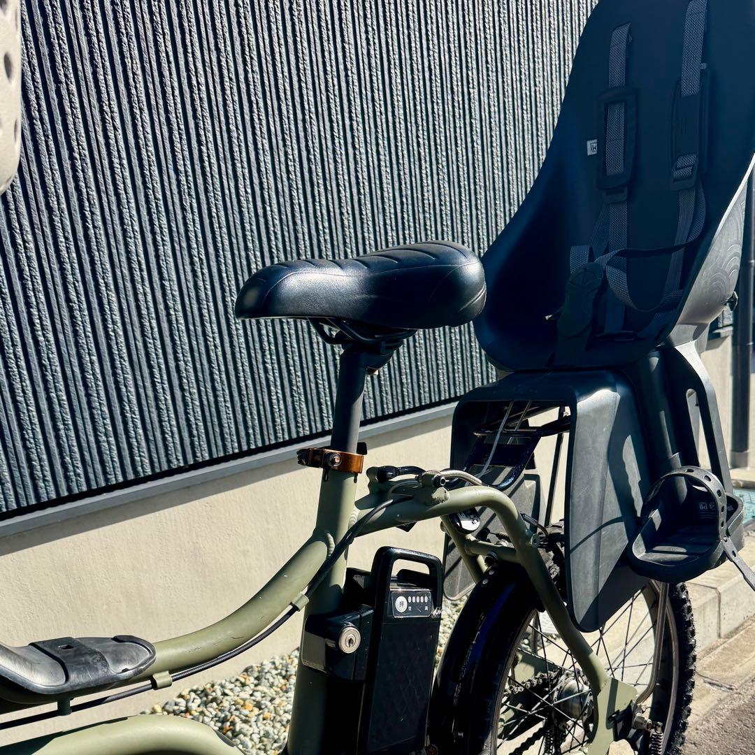 Panasonic ez カスタム　電動アシスト自転車 前後チャイルドシート付き