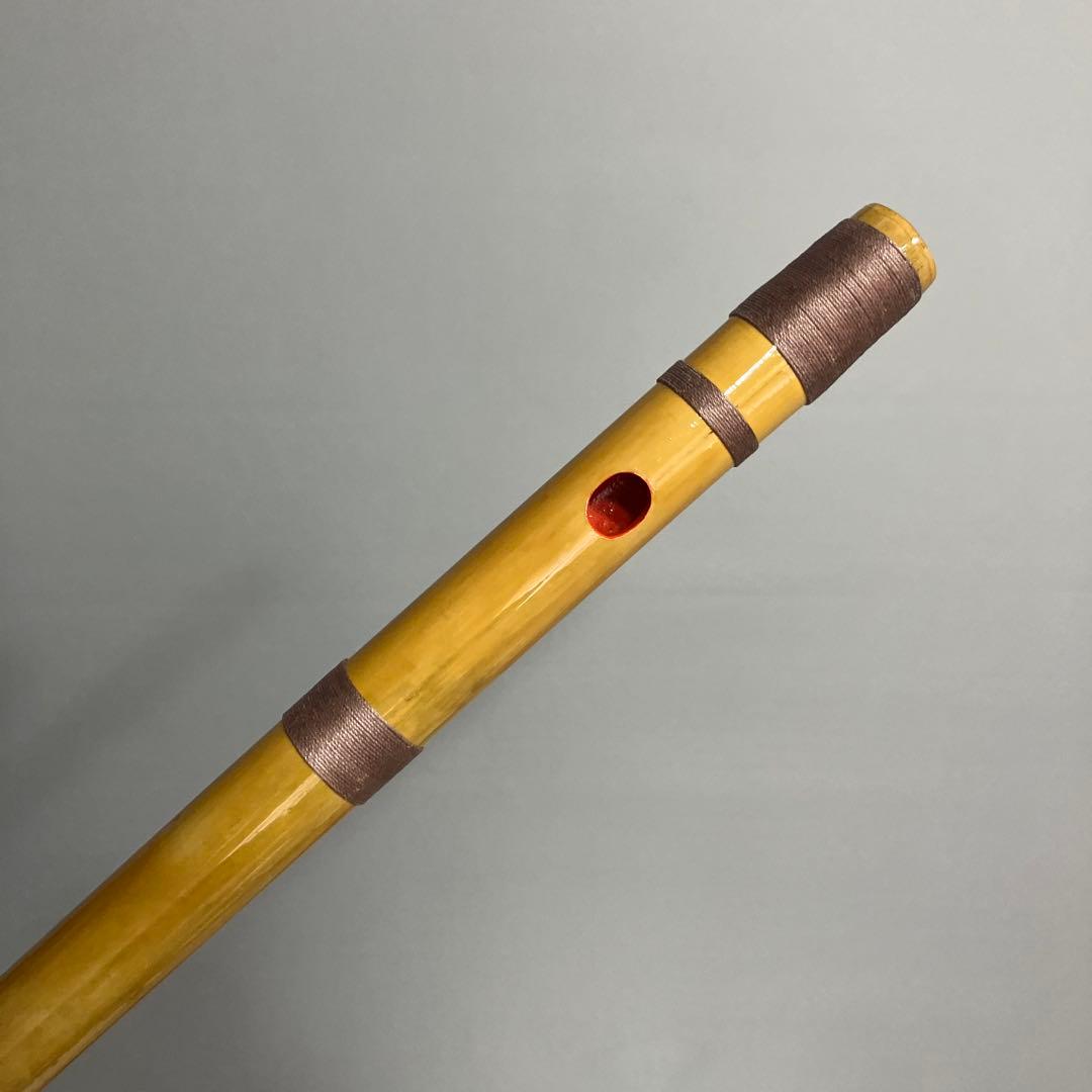 篠笛　一本調子 F管　CMR1-26 唄物　ドレミ調　天地糸巻 黒塗　西洋音階