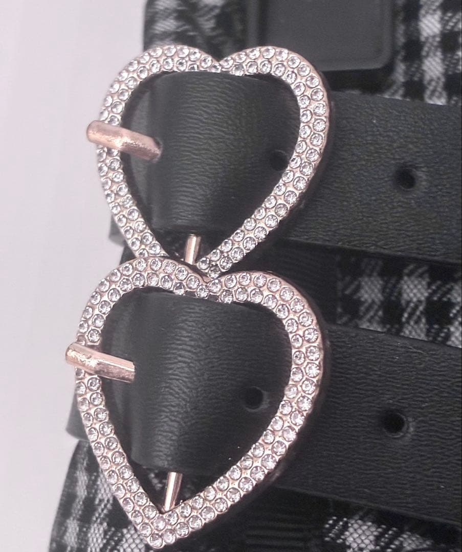 LIZLISA レースアップコルセットライクスカパン　グレー