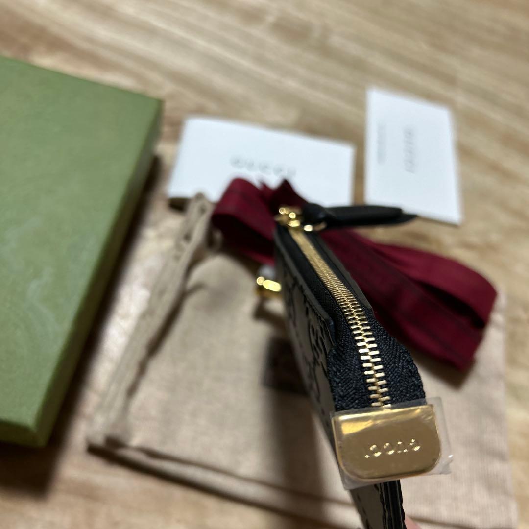 GUCCI シマ　キーリング キーケースパース