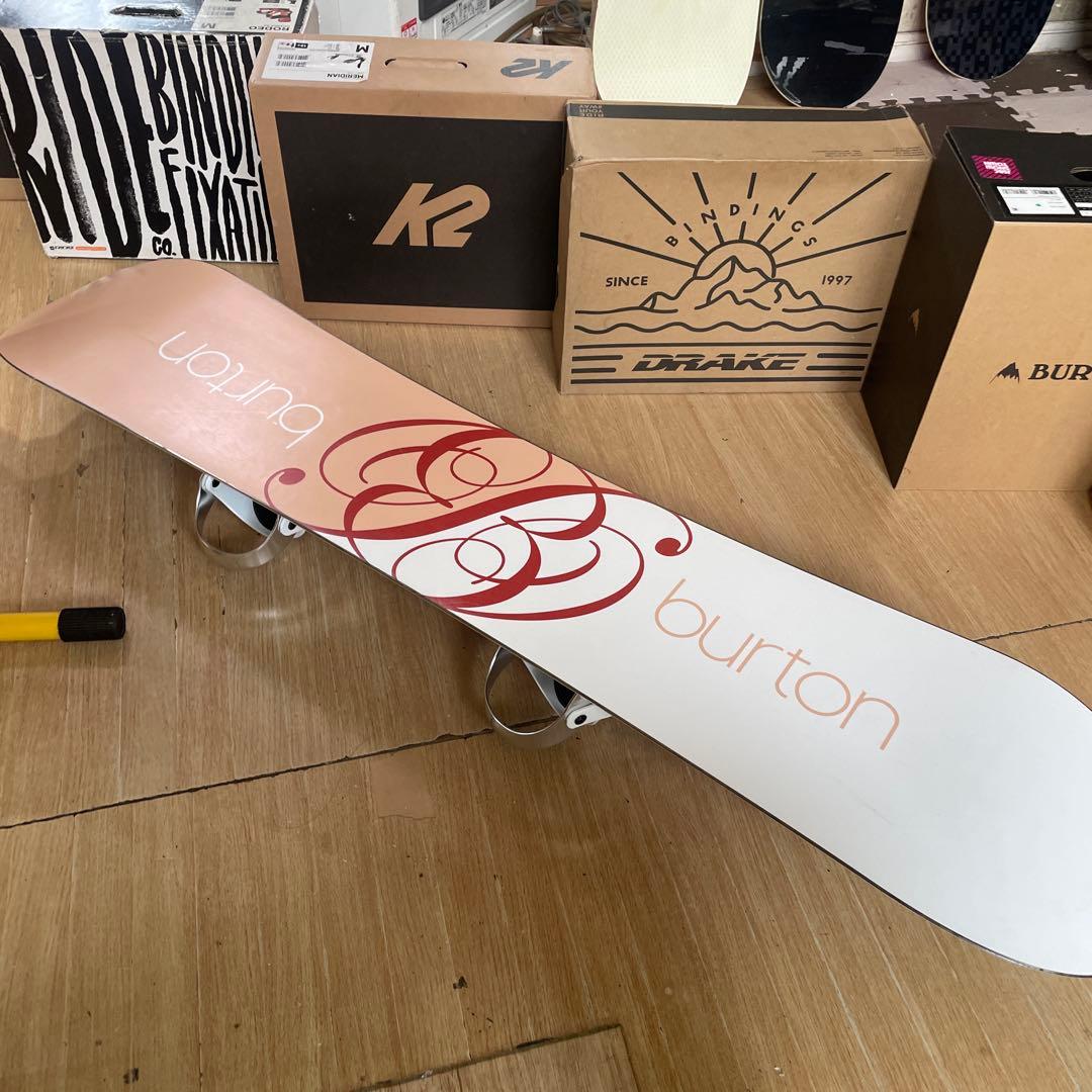 BURTON×STELLA　バートン　バイン付　スノーボードセット　レア136㎝