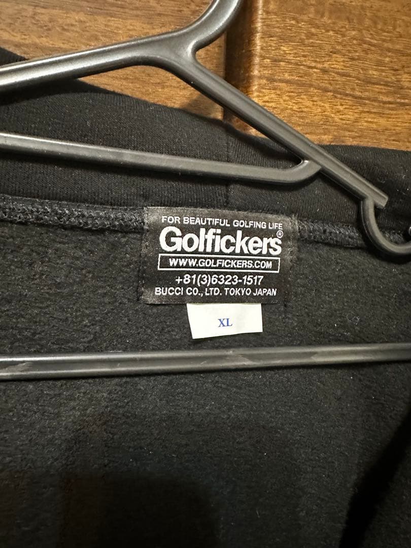 ゴルフィッカーズ フーディー パーカー ブラック XL