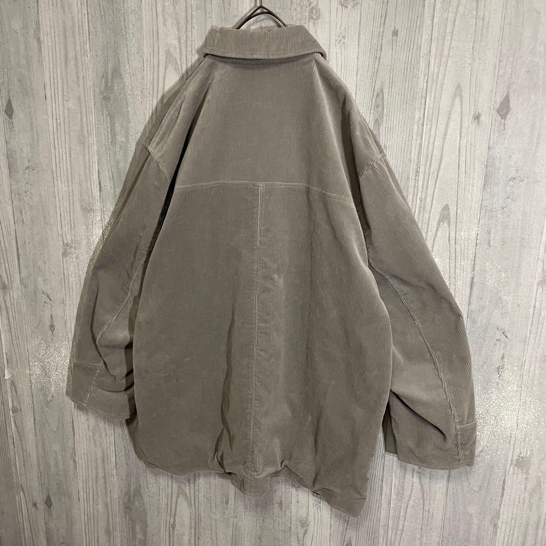 【最高カラー】ワコマリア　裏地レオパード　コーデュロイカーコート　L