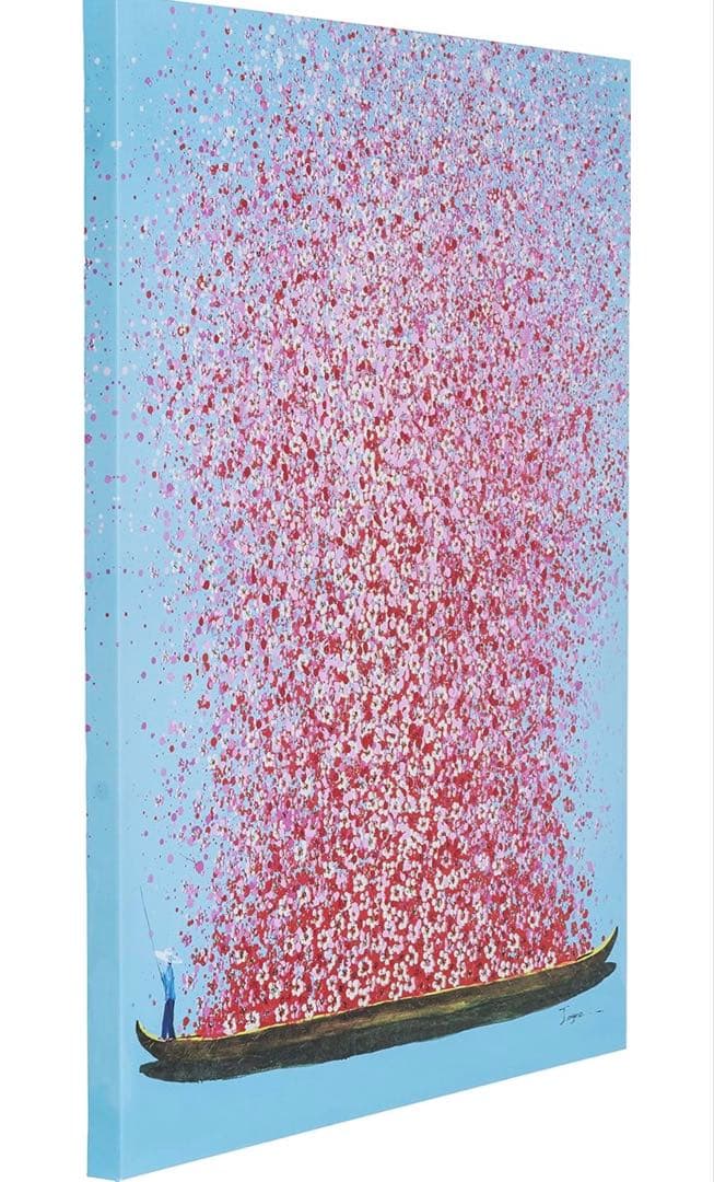 【LAM】KARE フラワー ボート タッチド ピクチャー