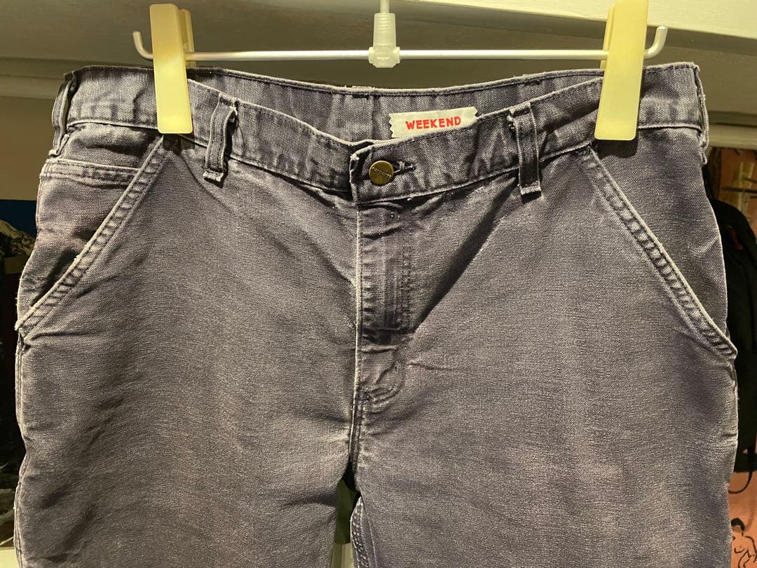 【レアカラー、36×30】カーハート　ダックペインターパンツ　ミッドナイト