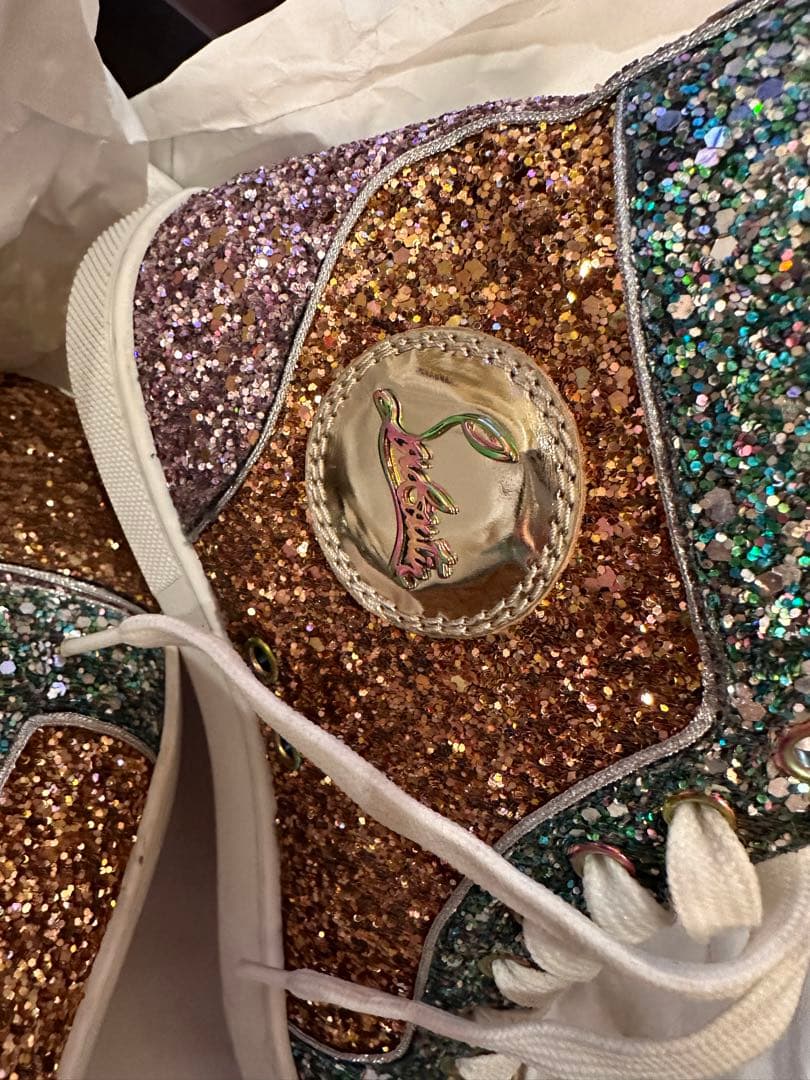 松*ん様 （美品）クリスチャンルブタン　37ハーフ