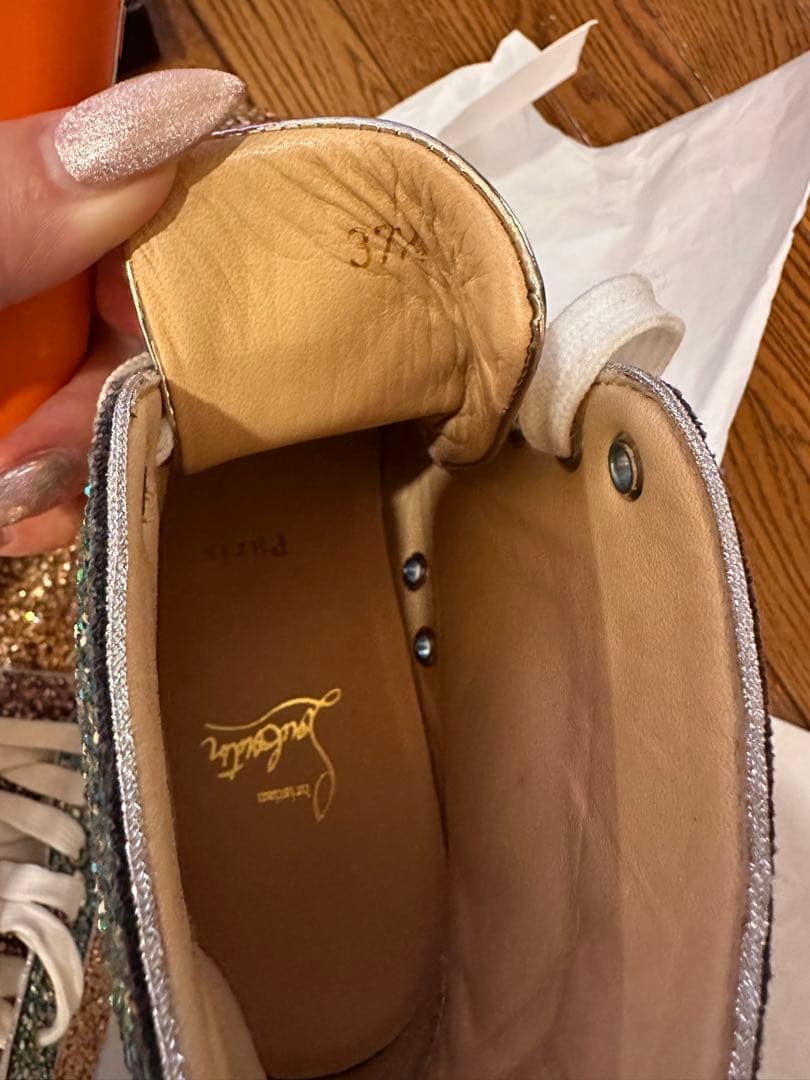 松*ん様 （美品）クリスチャンルブタン　37ハーフ