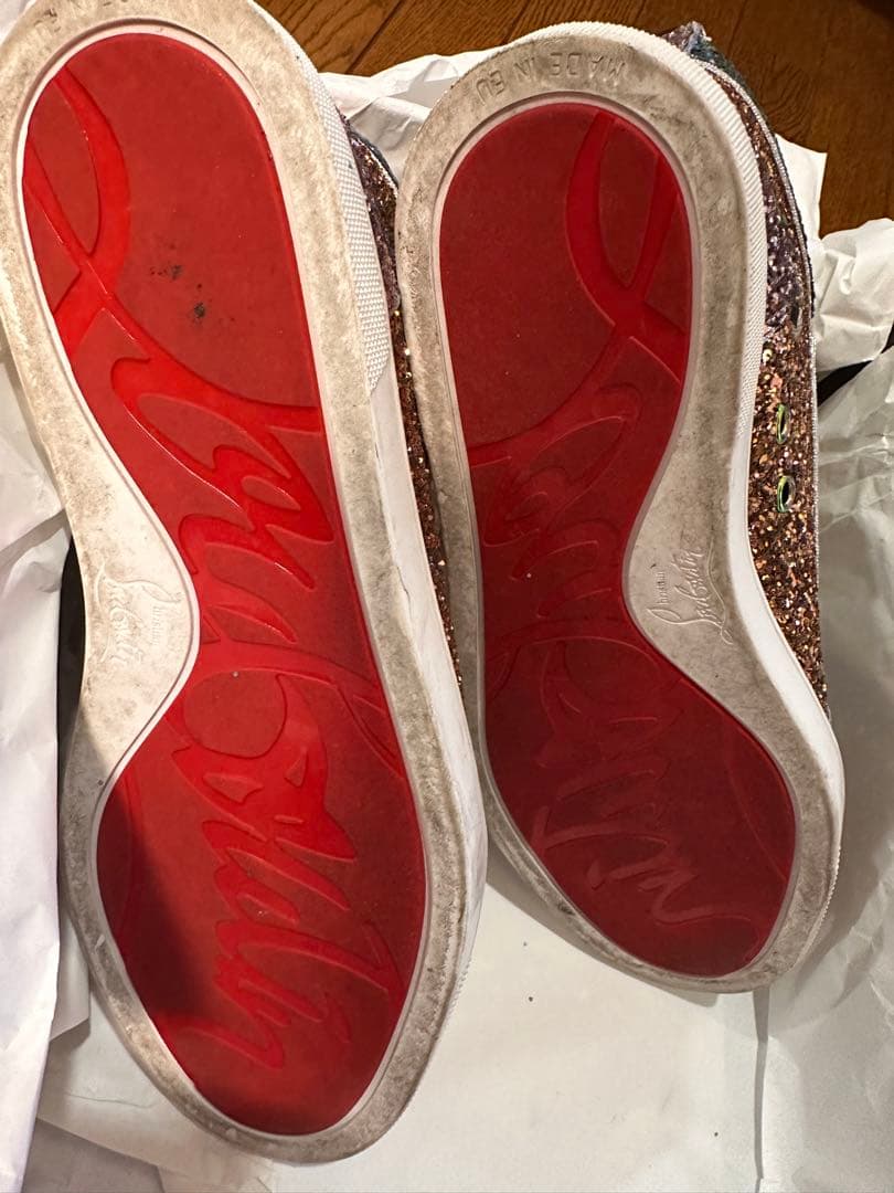 松*ん様 （美品）クリスチャンルブタン　37ハーフ