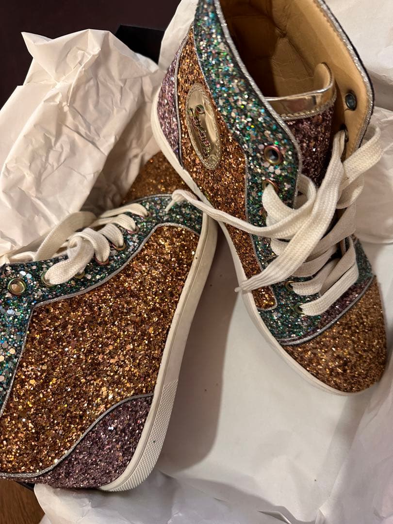 松*ん様 （美品）クリスチャンルブタン　37ハーフ