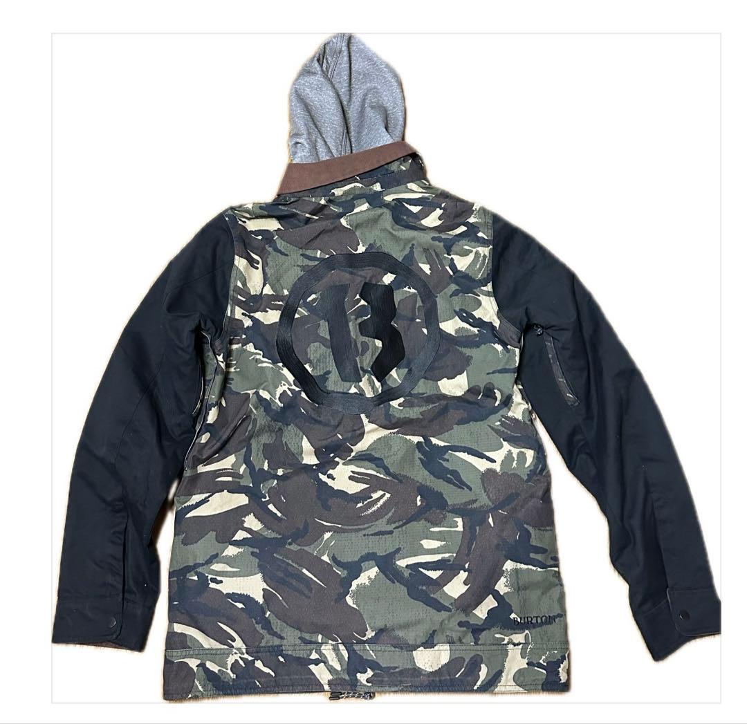 BURTON 迷彩スノーボードジャケット M
