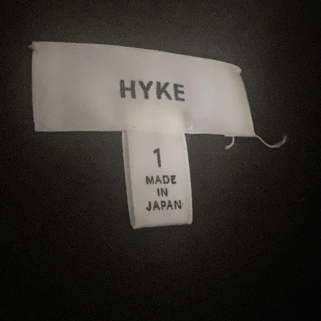 お値下＊HYKE HOODED WORK コート　メルトンコート　カーキ　1 S