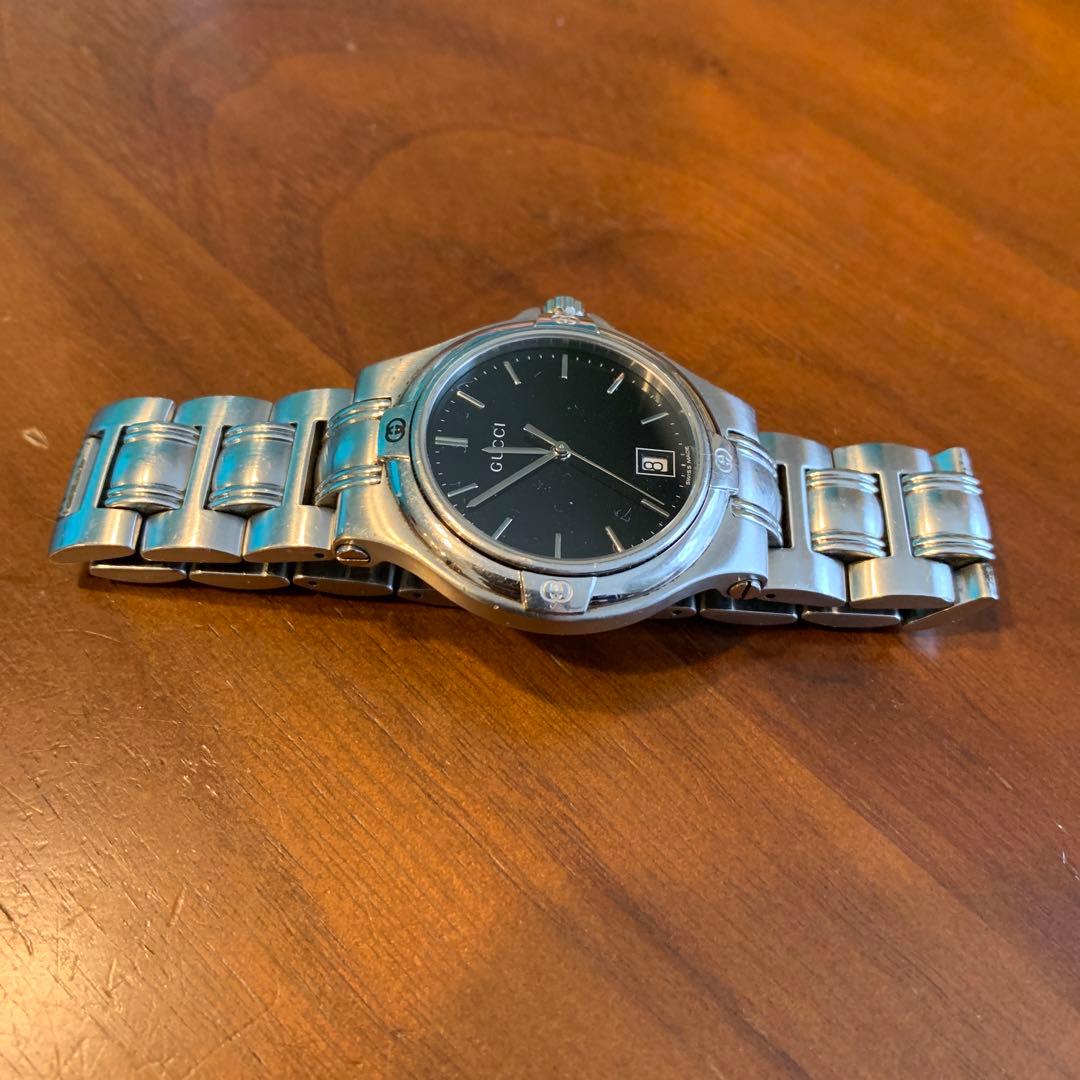 ♦*♦様 GUCCI 9040M クォーツ腕時計 ブラック