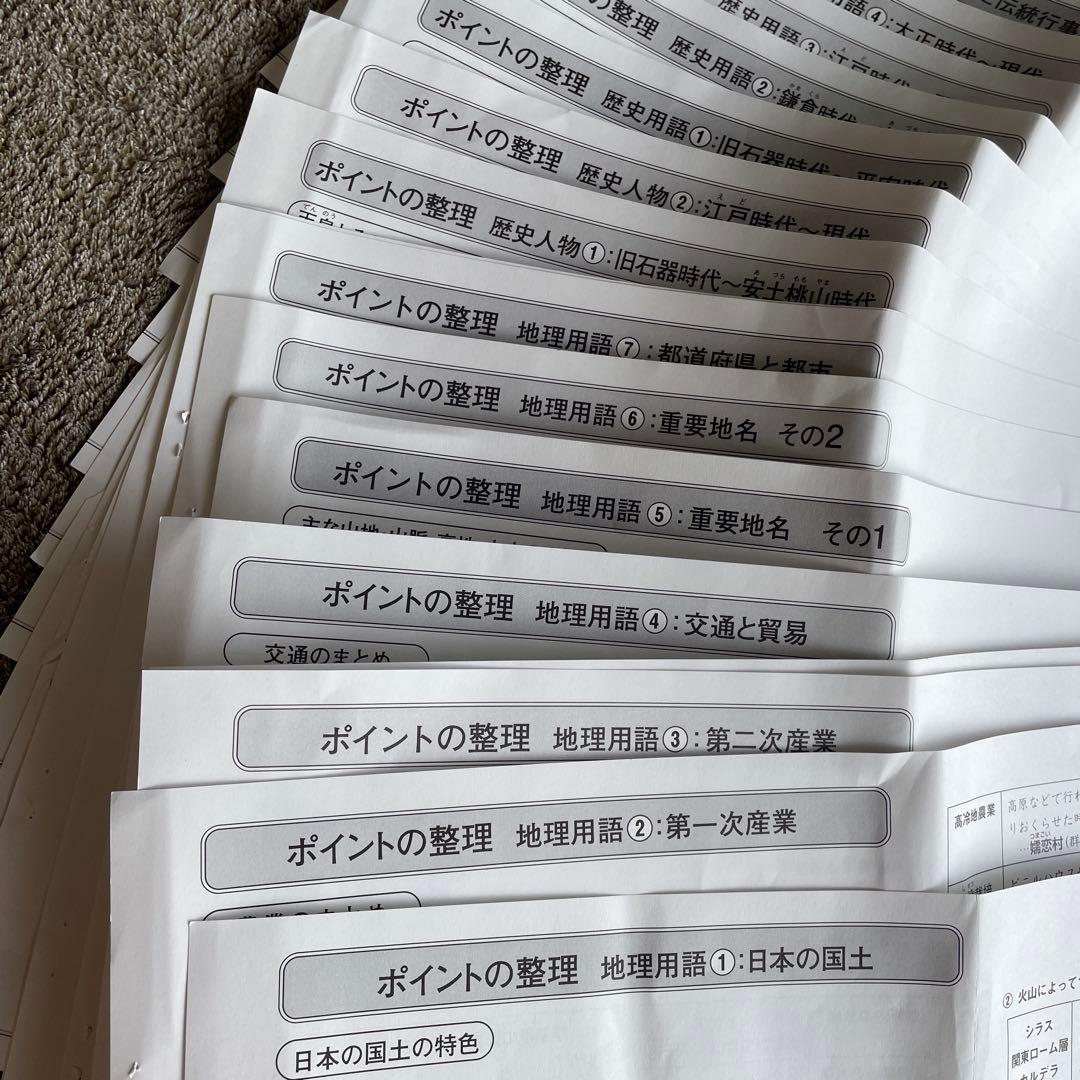 最新　サピックス　6年生　社会　表紙　夏講習　デイリーステップ　ポイントの整理