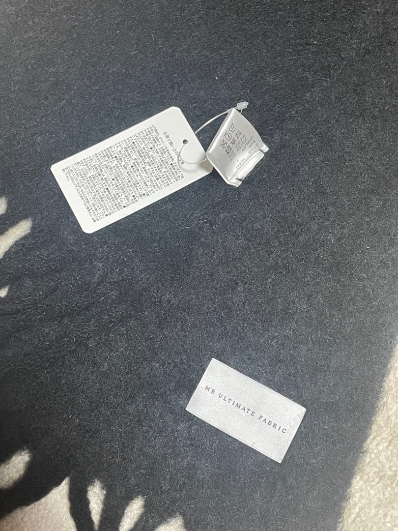 MB ULTIMATE FABRIC アルパカロングマフラー　ブラック