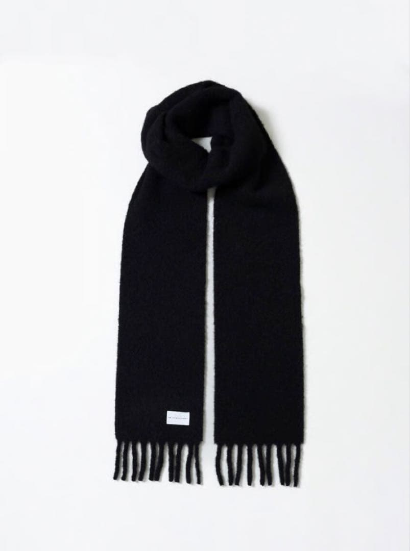 MB ULTIMATE FABRIC アルパカロングマフラー　ブラック