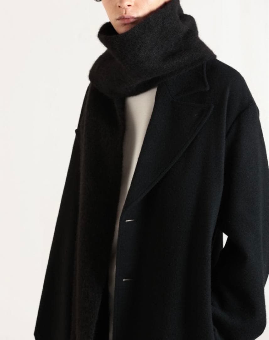 MB ULTIMATE FABRIC アルパカロングマフラー　ブラック