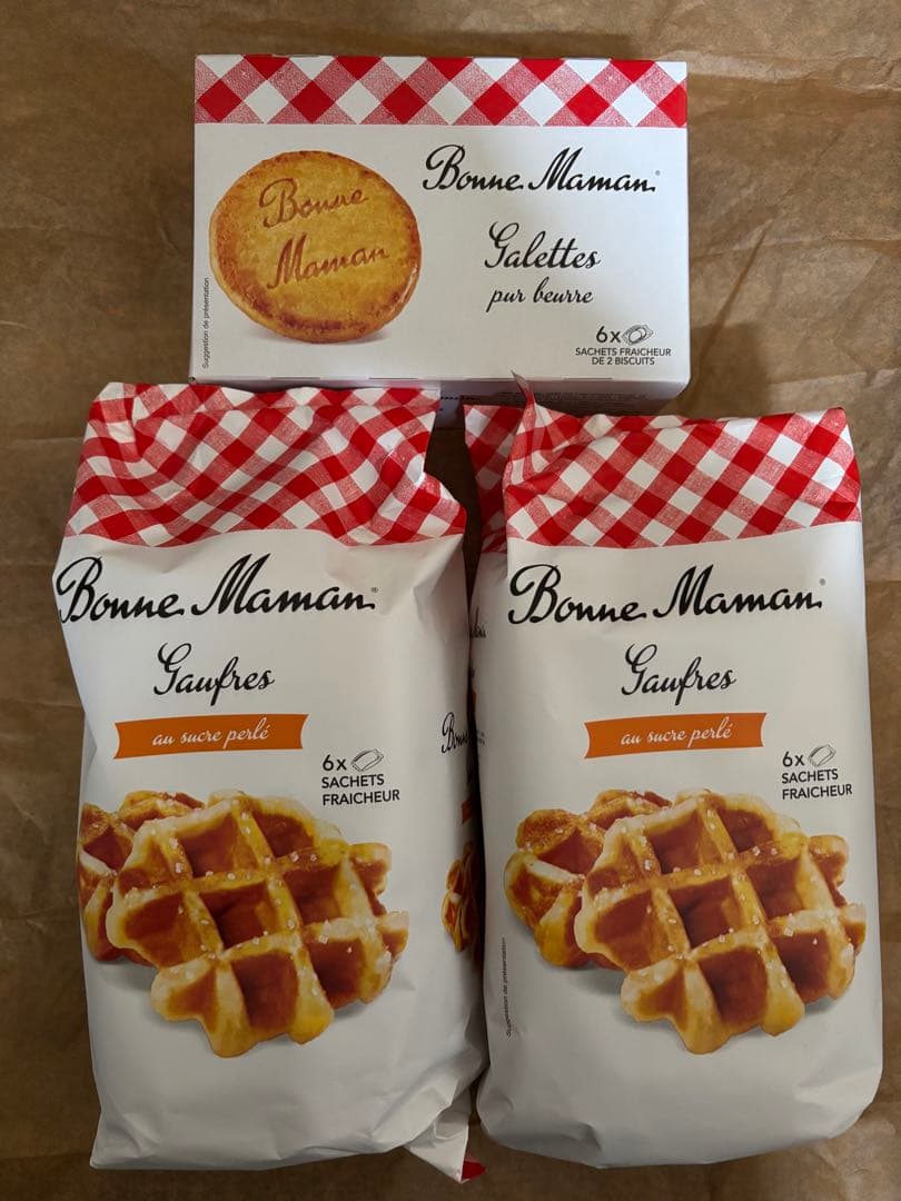 【ゆりかもめ】ボンヌママン新作プチカレココナッツクッキー　ガトーマーブル