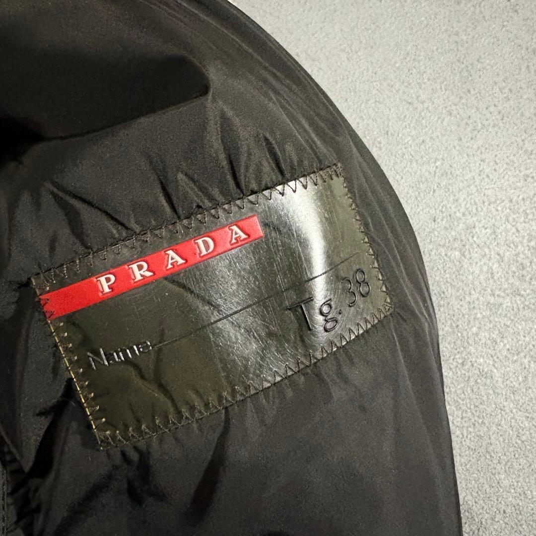 ジャケット・アウター PRADA SPORT mohair scarf padded jacket