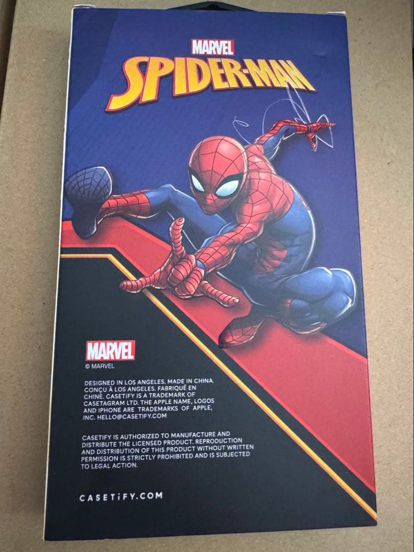 CASETiFY×スパイダーマンiPhone16ProMAXスマホケース　正規品