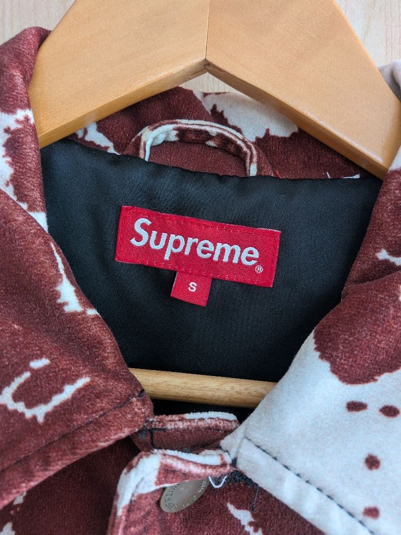 ジャケット・アウター 20ss Supreme Velvet Chore Coat S