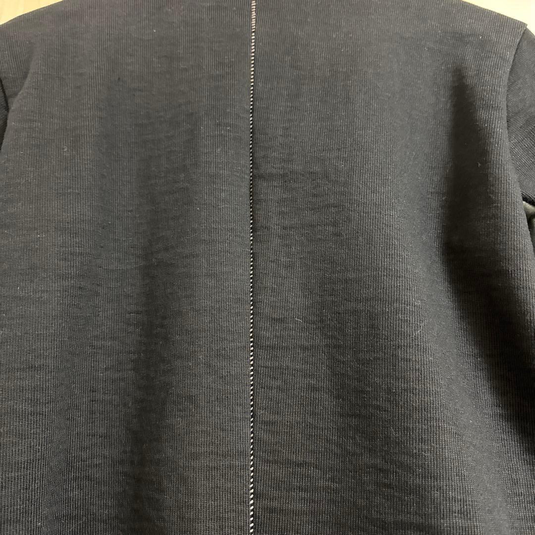 Incarnation カーフレザー切替　ジャケット　オーバーロックステッチ