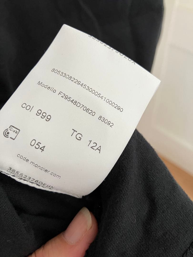 モンクレール カットソー　MONCLER 12A